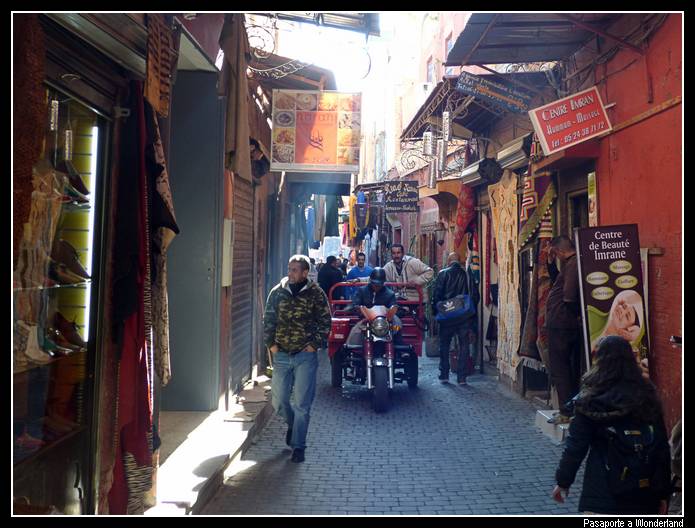 calles estrechas Zoco Marrakech